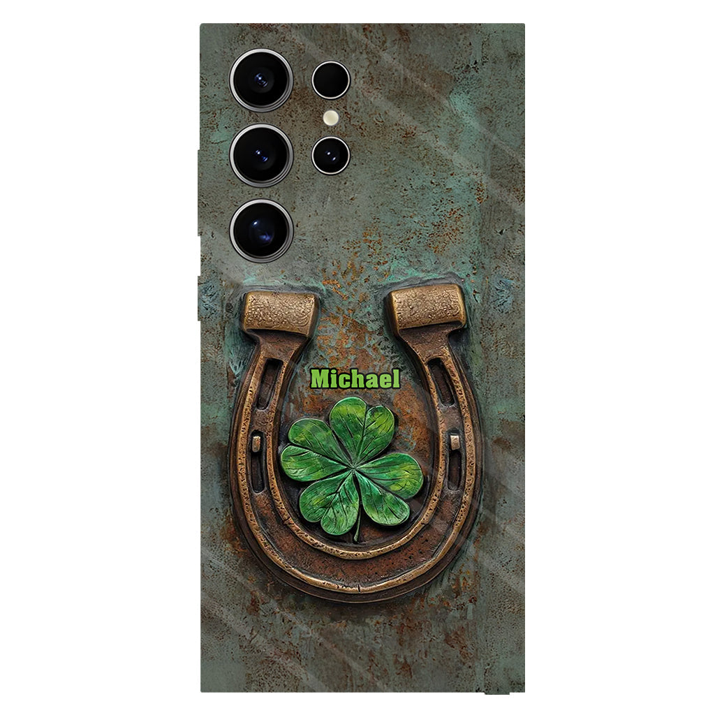Vintage Irish Harp - Personalized Horse Full Print Phone Case