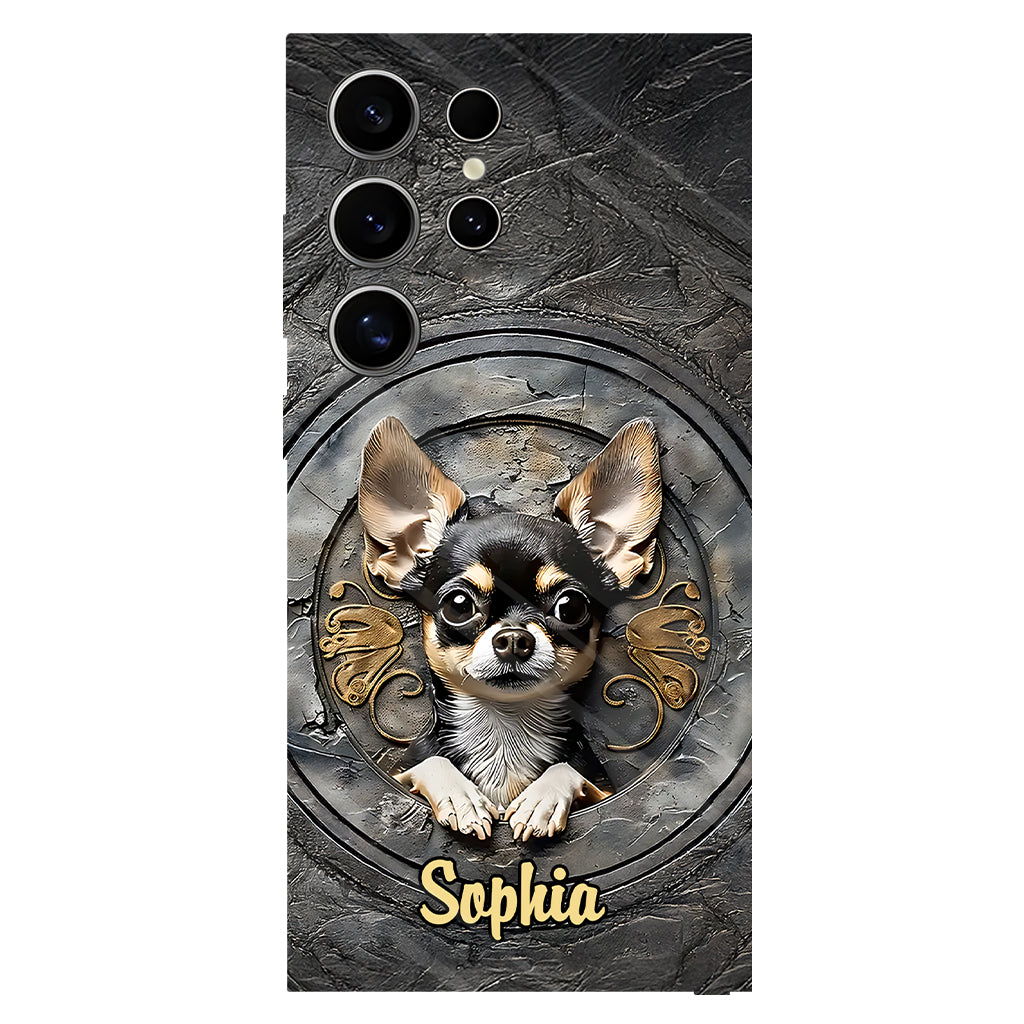 Adorable Chihuahua - Personalized Dog Full Print Phone Case