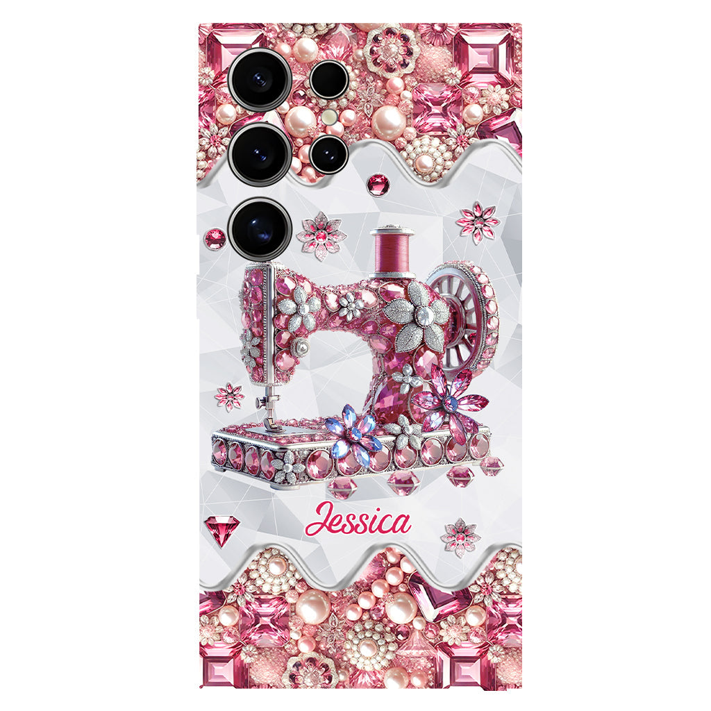Just A Girl Who Loves Sewing - Personalized Sewing Full Print Phone Case