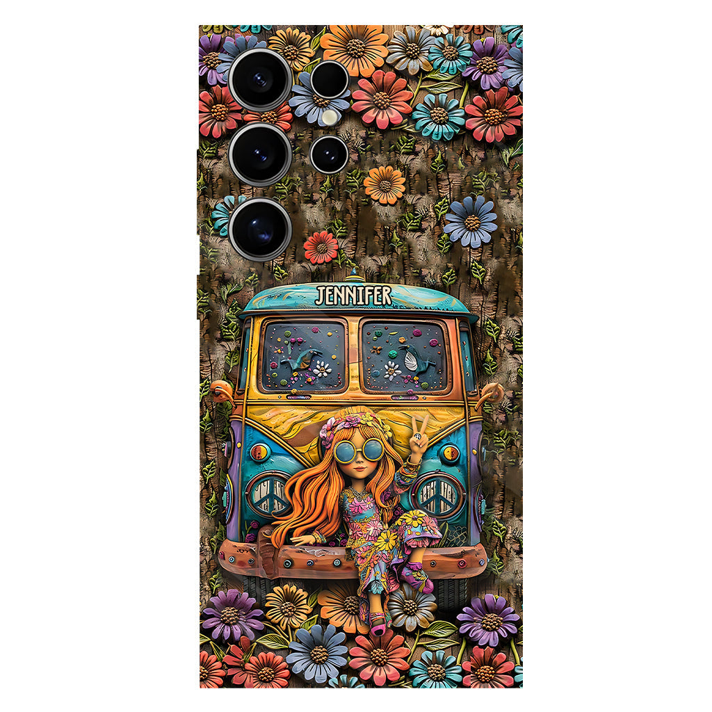 Cute Caravan - Personalized Hippie Full Print Phone Case