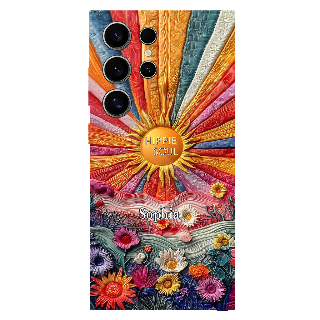 Hippie Soul - Personalized Hippie Full Print Phone Case