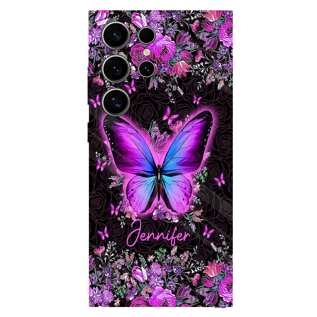 Love Butterflies - Personalized Butterfly Full Print Phone Case