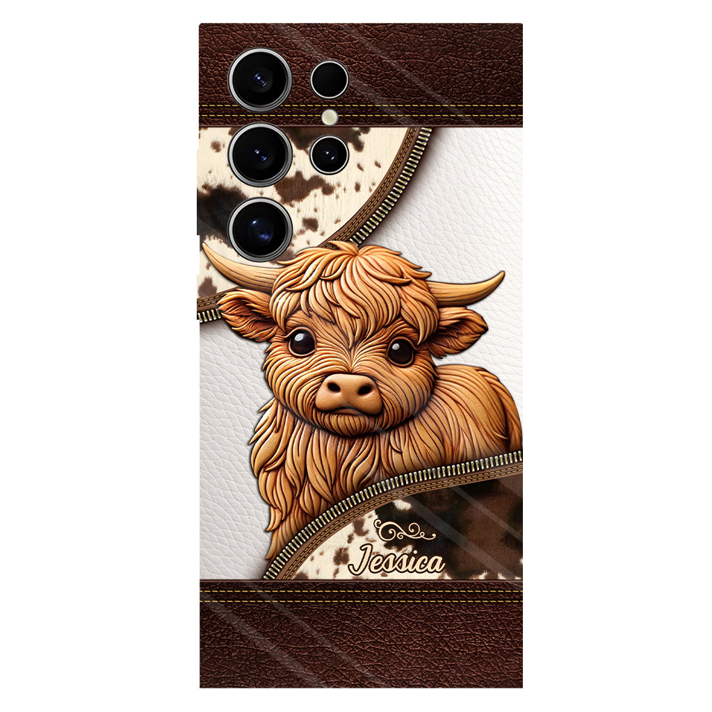Love Highland Cows - Personalized Full Print Phone Case