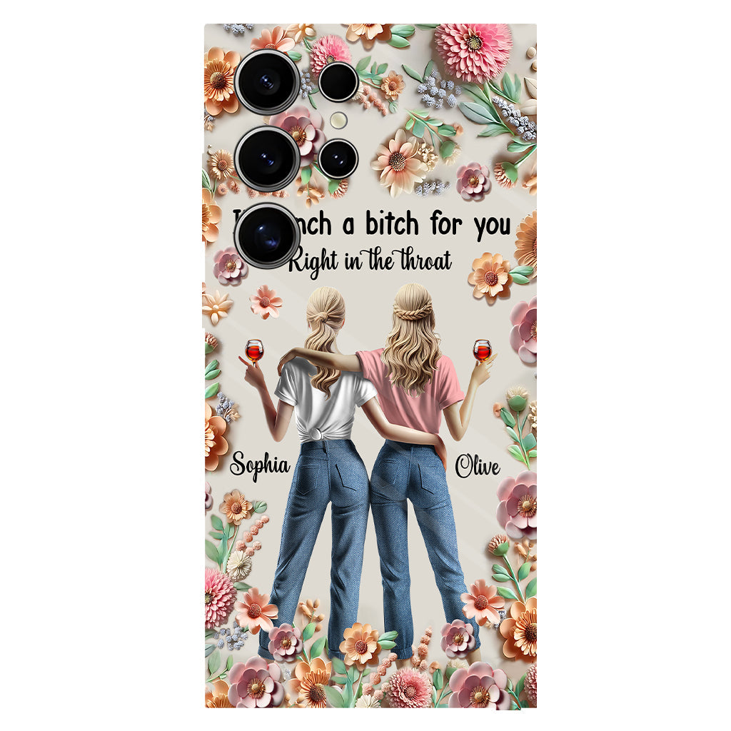 Punch Bitch Besties - Personalized Bestie Full Print Phone Case