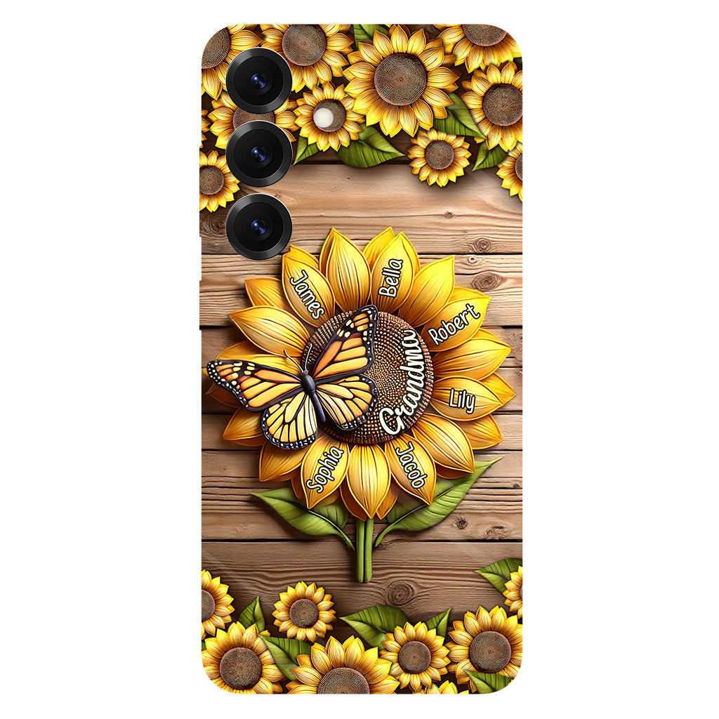You Are My Sunshine Grandma Mom - Personalized Grandma Full Print Phone Case
