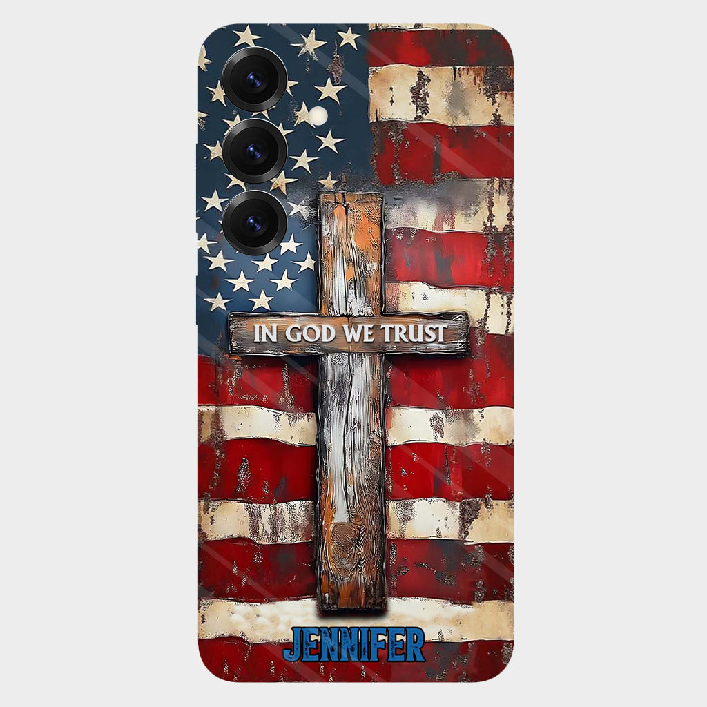 In God We Trust - Personalized Christian Full Print Phone Case
