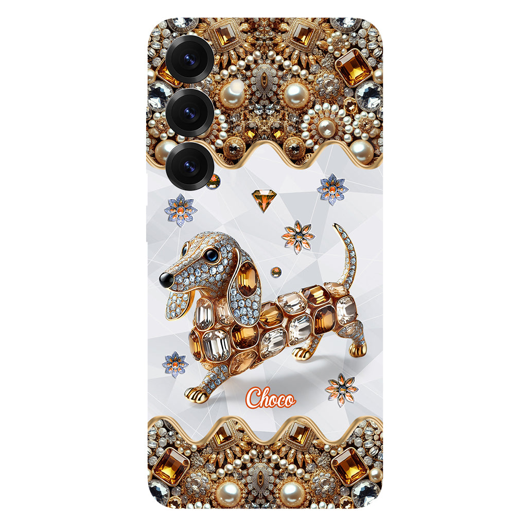 Love Dachshunds - Personalized Dog Full Print Phone Case