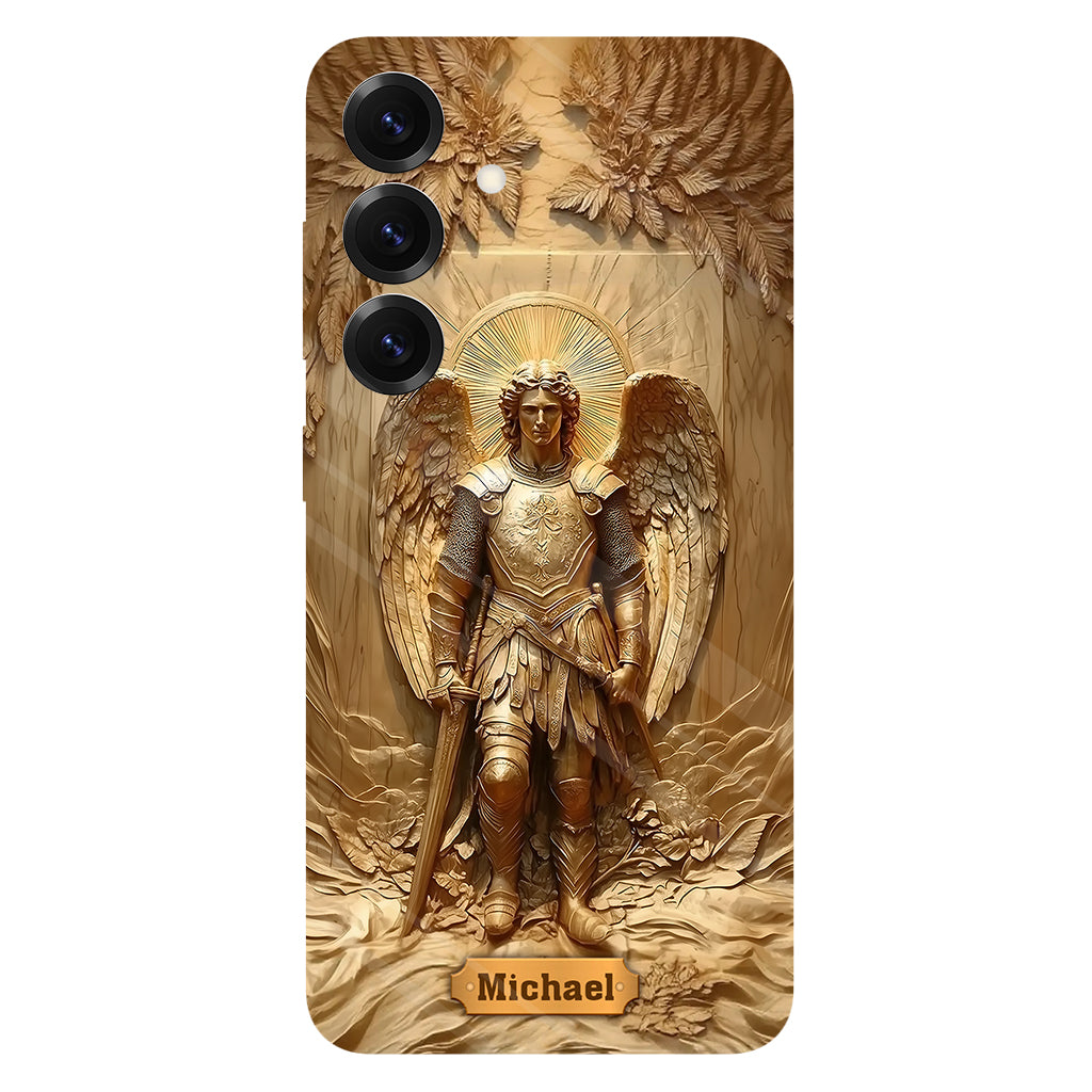 Archangel Michael - Personalized Christian Full Print Phone Case