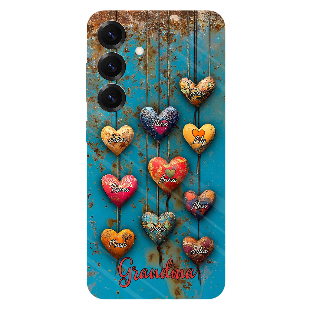 Grandma's Mom's Sweethearts - Personalized Grandma Full Print Phone Case
