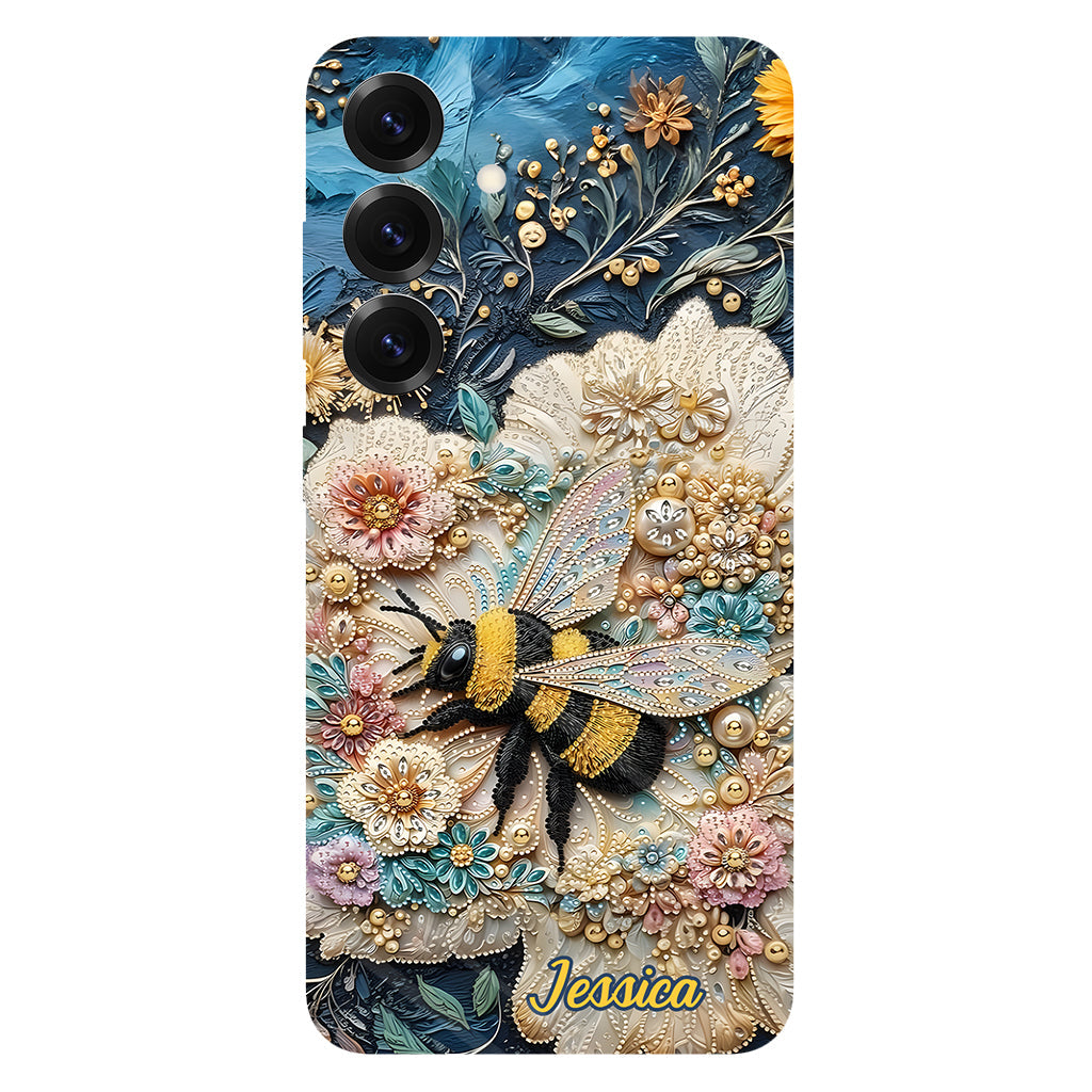 Bee Kind - Personalized Bee Full Print Phone Case