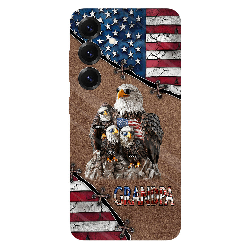 Strong Papa - Personalized Father Full Print Phone Case