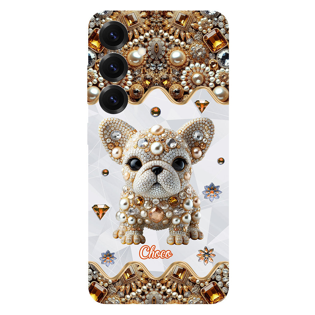 Love French Bulldog - Personalized Dog Full Print Phone Case