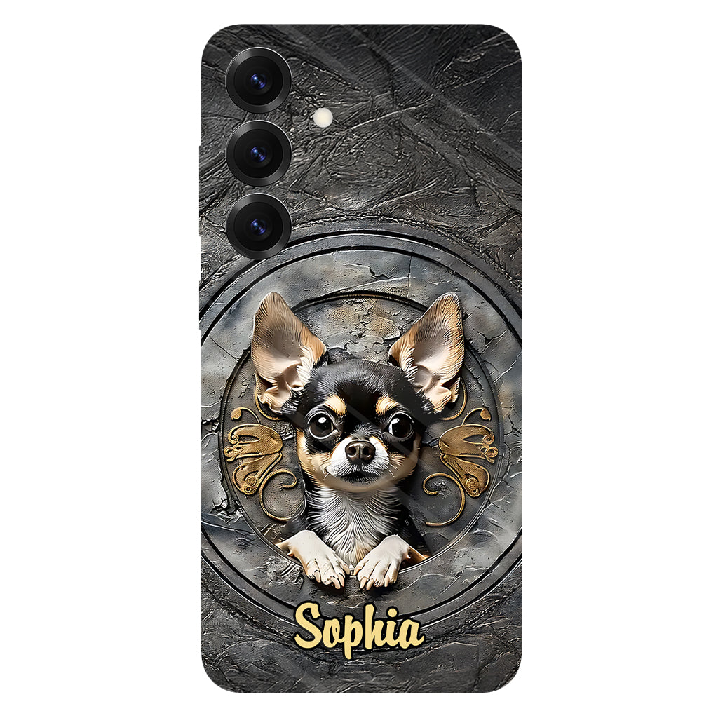 Adorable Chihuahua - Personalized Dog Full Print Phone Case