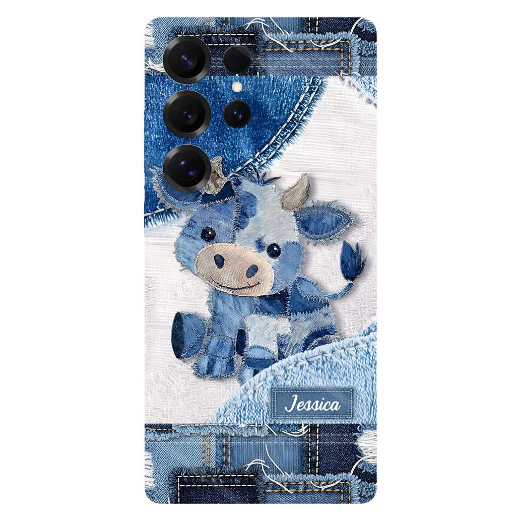 Cute Highland Cow - Personalized Highland Cow Full Print Phone Case