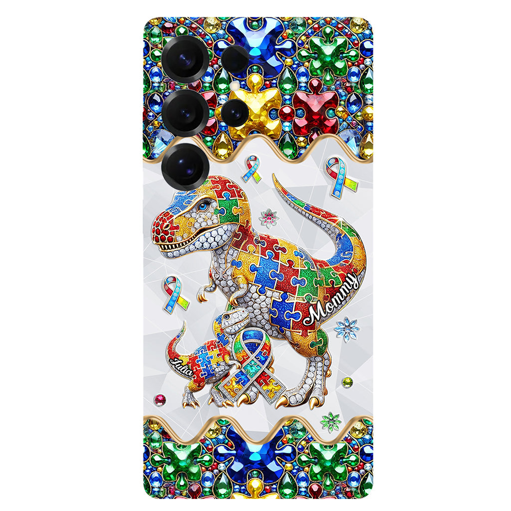 Strong Mama - Personalized Autism Awareness Full Print Phone Case