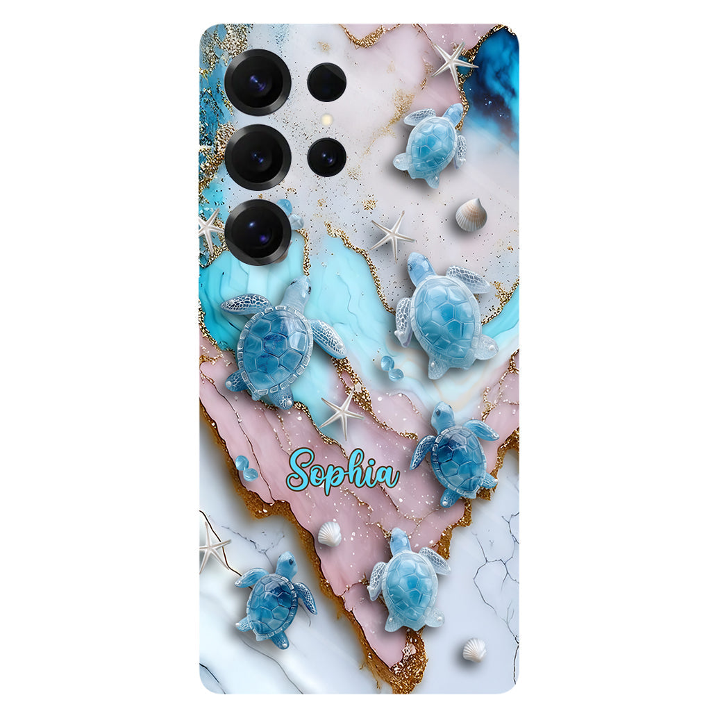 Love Turtles - Personalized Turtle Full Print Phone Case