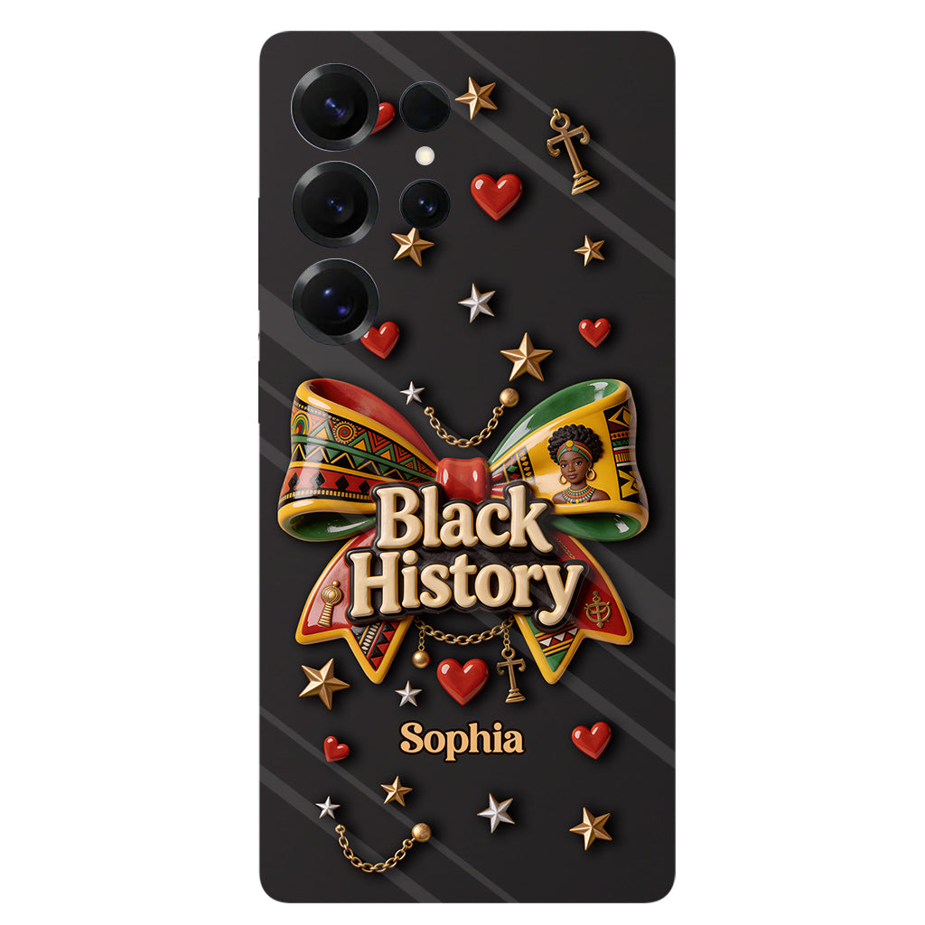 Black History Month - Personalized African American Full Print Phone Case