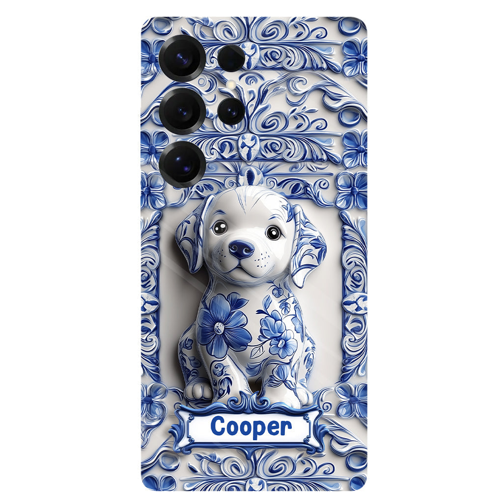 Cute Labrador Retriever - Personalized Dog Full Print Phone Case