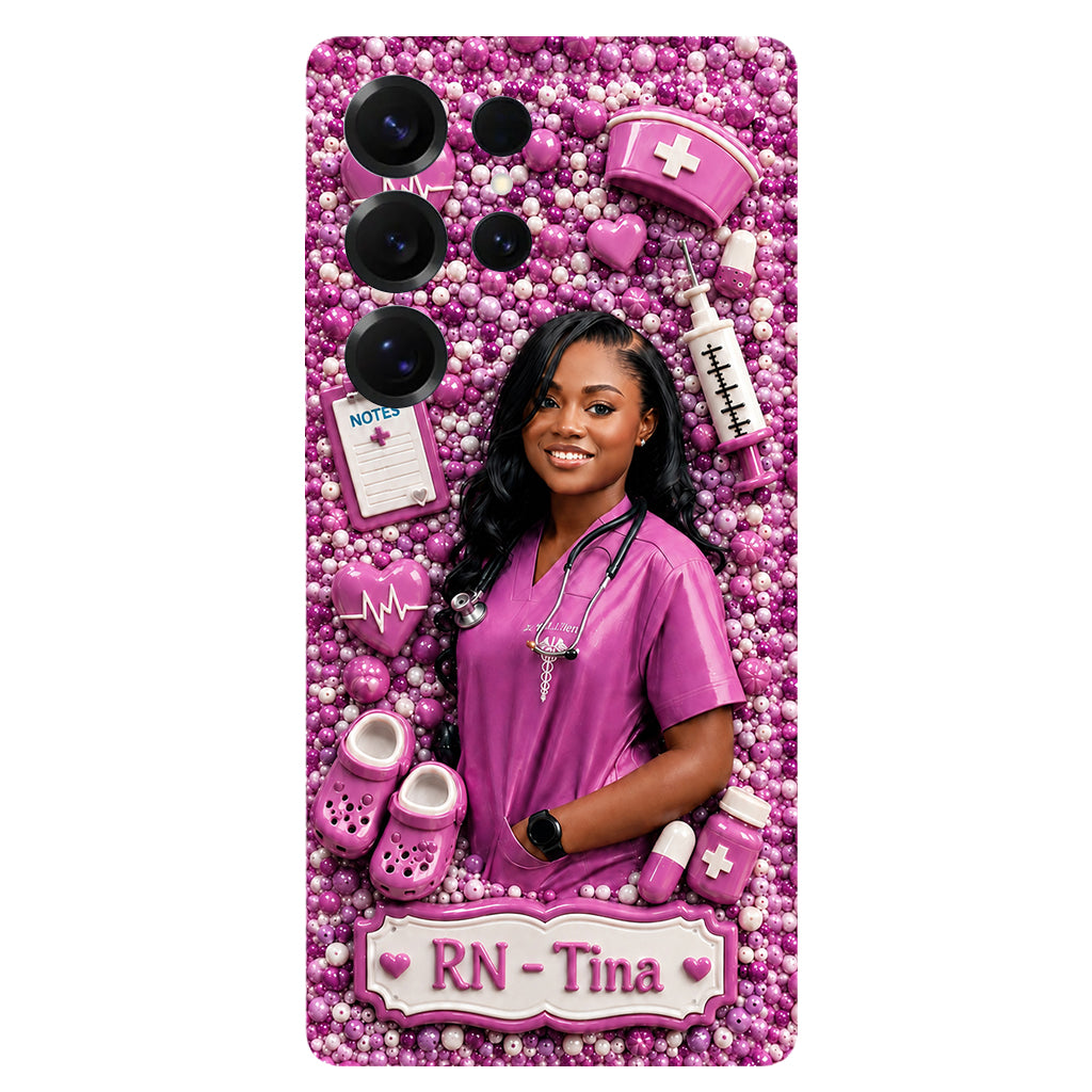 Love Being A Nurse - Personalized Nurse Full Print Phone Case