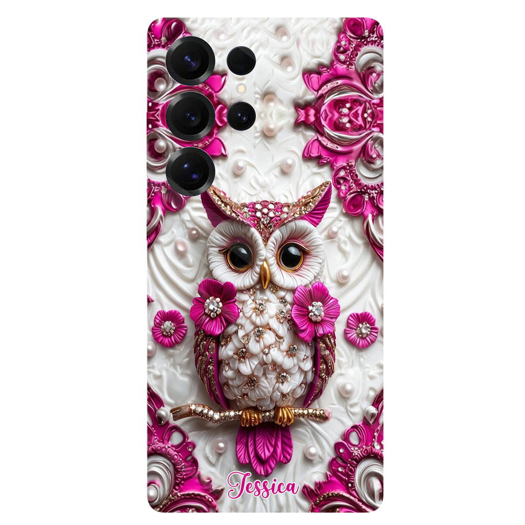 Magic Owl - Personalized Owl Full Print Phone Case