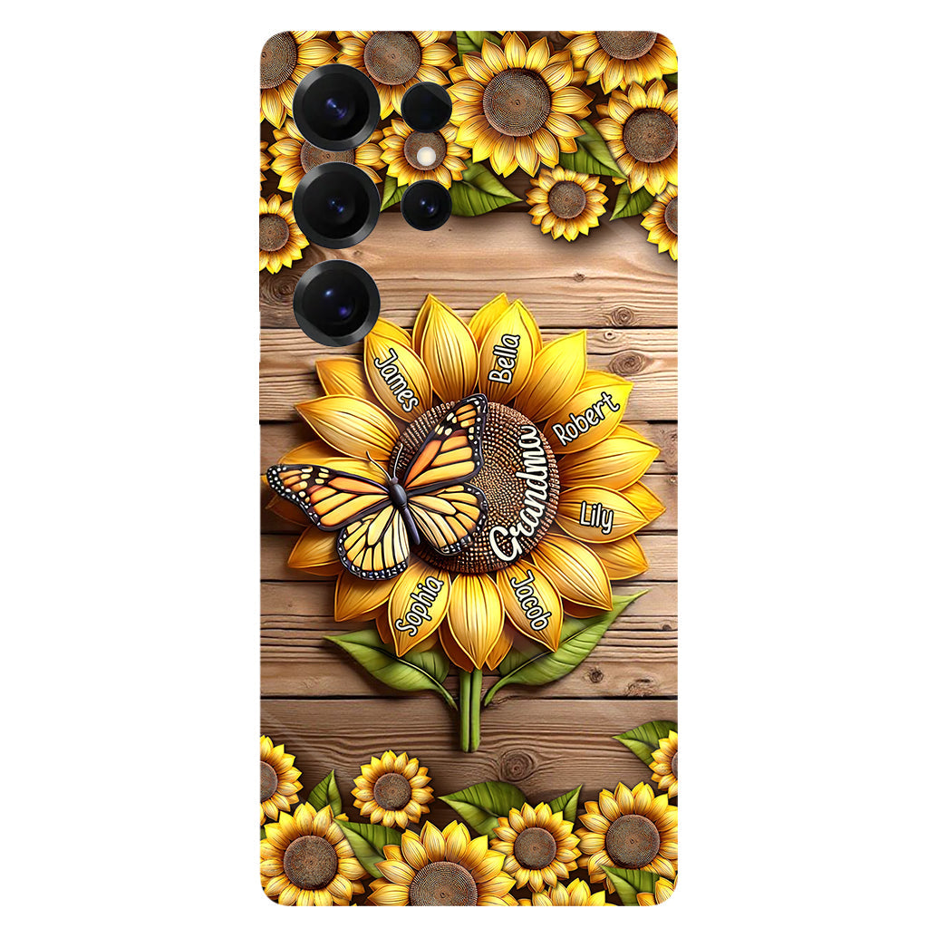 You Are My Sunshine Grandma Mom - Personalized Grandma Full Print Phone Case