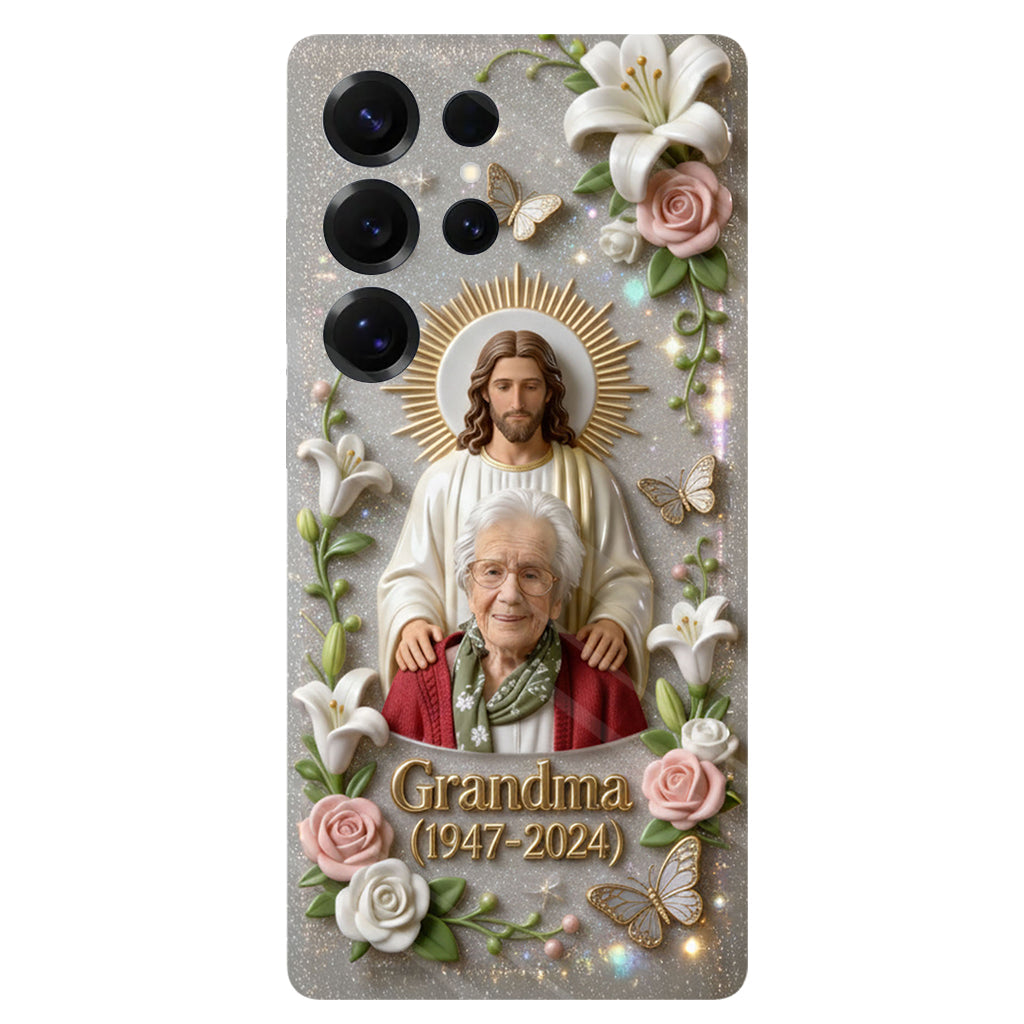 Memorial Gift for Lost of Loved One, Faith in God - Personalized Memorial Full Print Phone Case