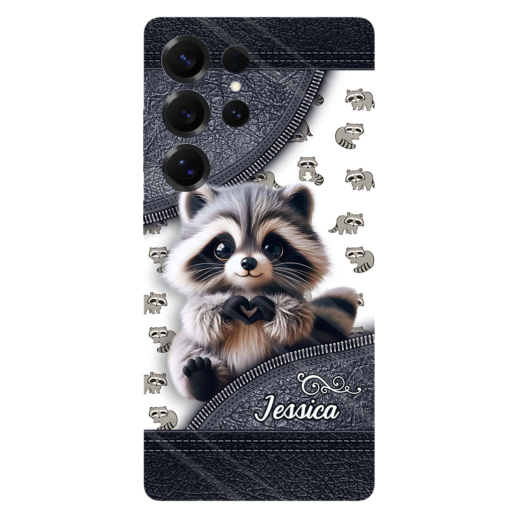 Adorable Raccoon - Personalized Raccoon Full Print Phone Case