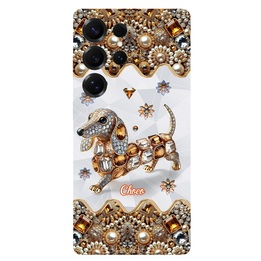 Love Dachshunds - Personalized Dog Full Print Phone Case