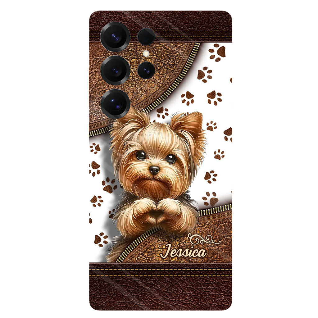 Cute Yorkshire Terrier - Personalized Dog Full Print Phone Case