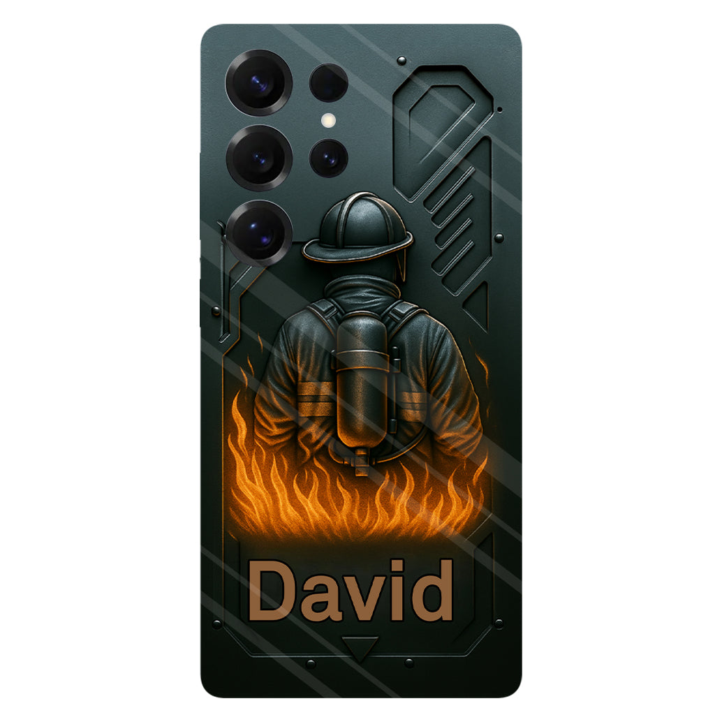 The Strone One - Personalized Firefighter Full Print Phone Case