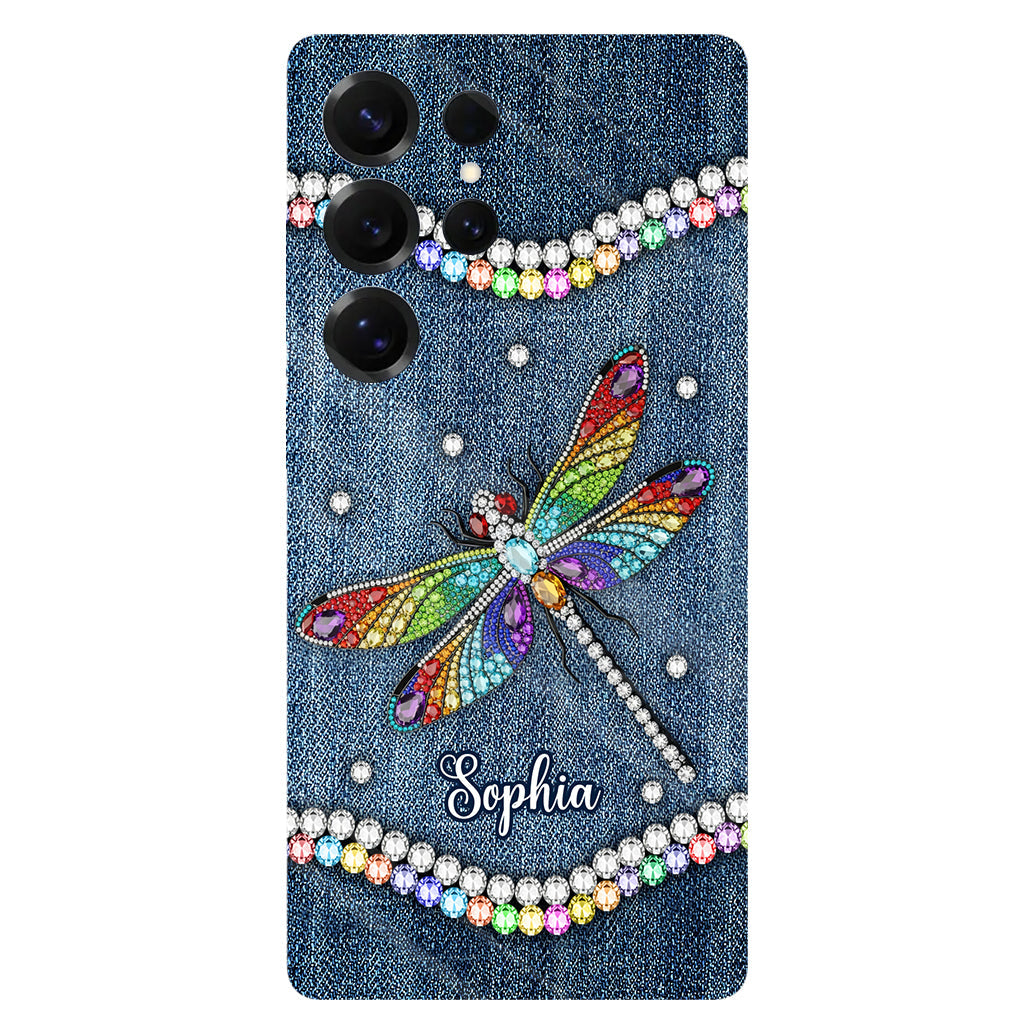 Beautiful Dragonfly - Personalized Dragonfly Full Print Phone Case