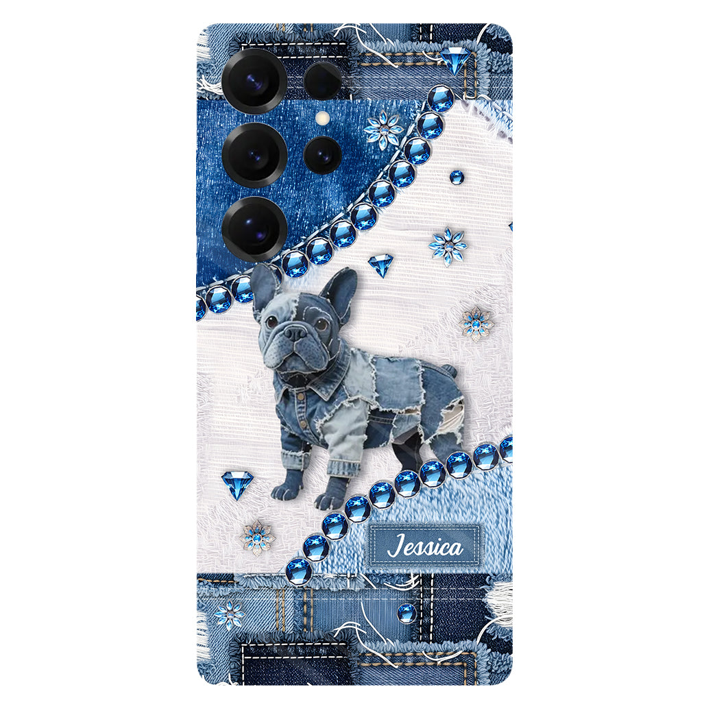 Cute Bulldog - Personalized Dog Full Print Phone Case