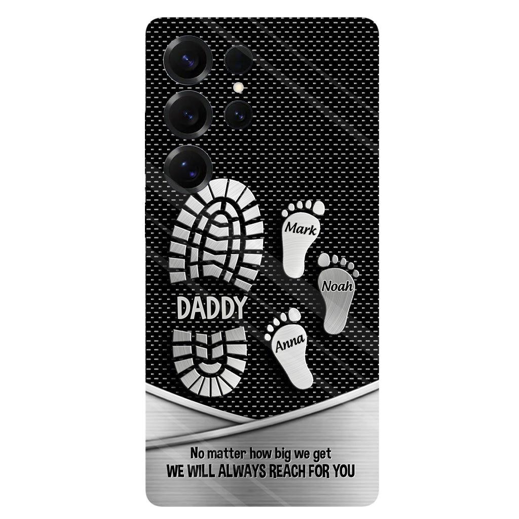 Your Footsteps Led Our Way - Personalized Father Full Print Phone Case