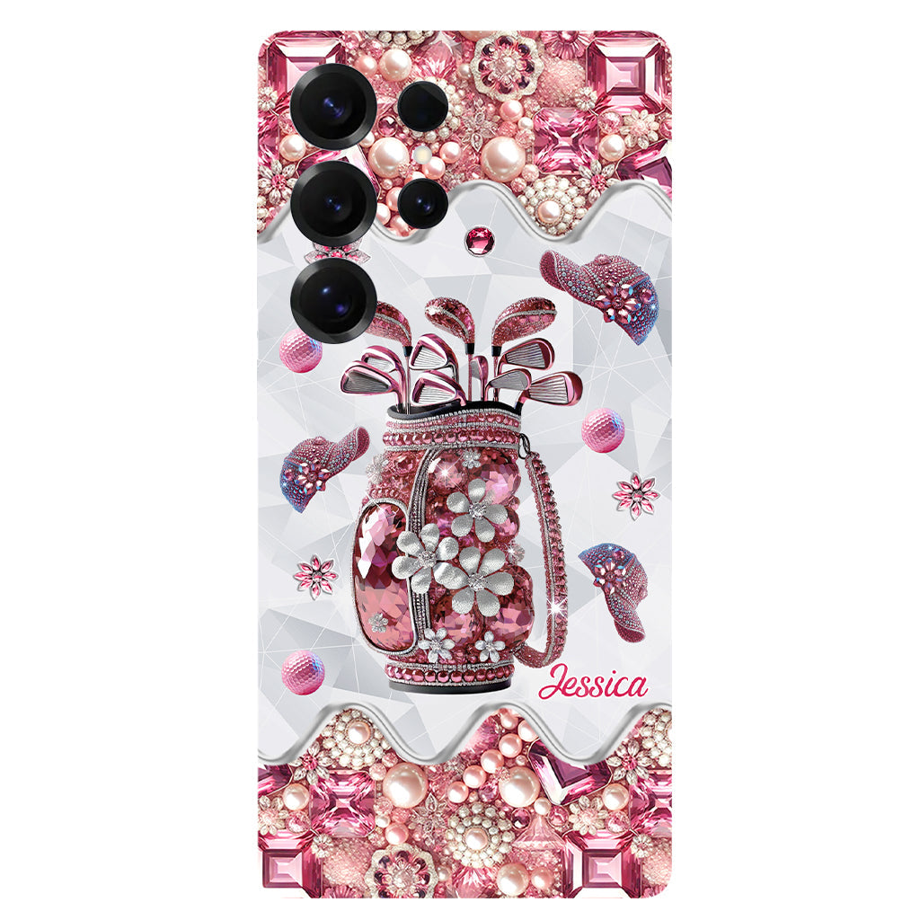 Just A Girl Who Loves Golf - Personalized Golf Full Print Phone Case