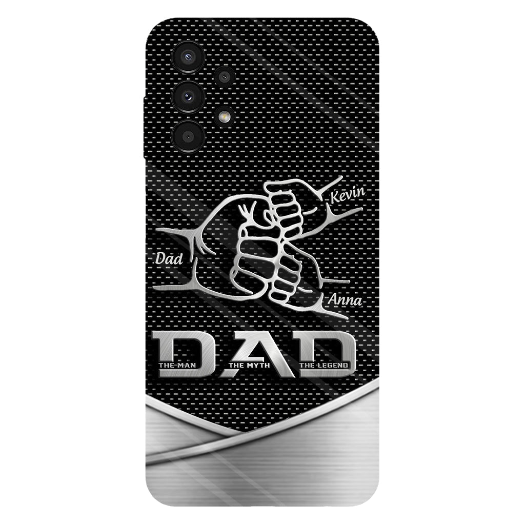 Dad The Man The Myth The Legend First Bump - Christmas Gift for Dad - Personalized Father Full Print Phone Case