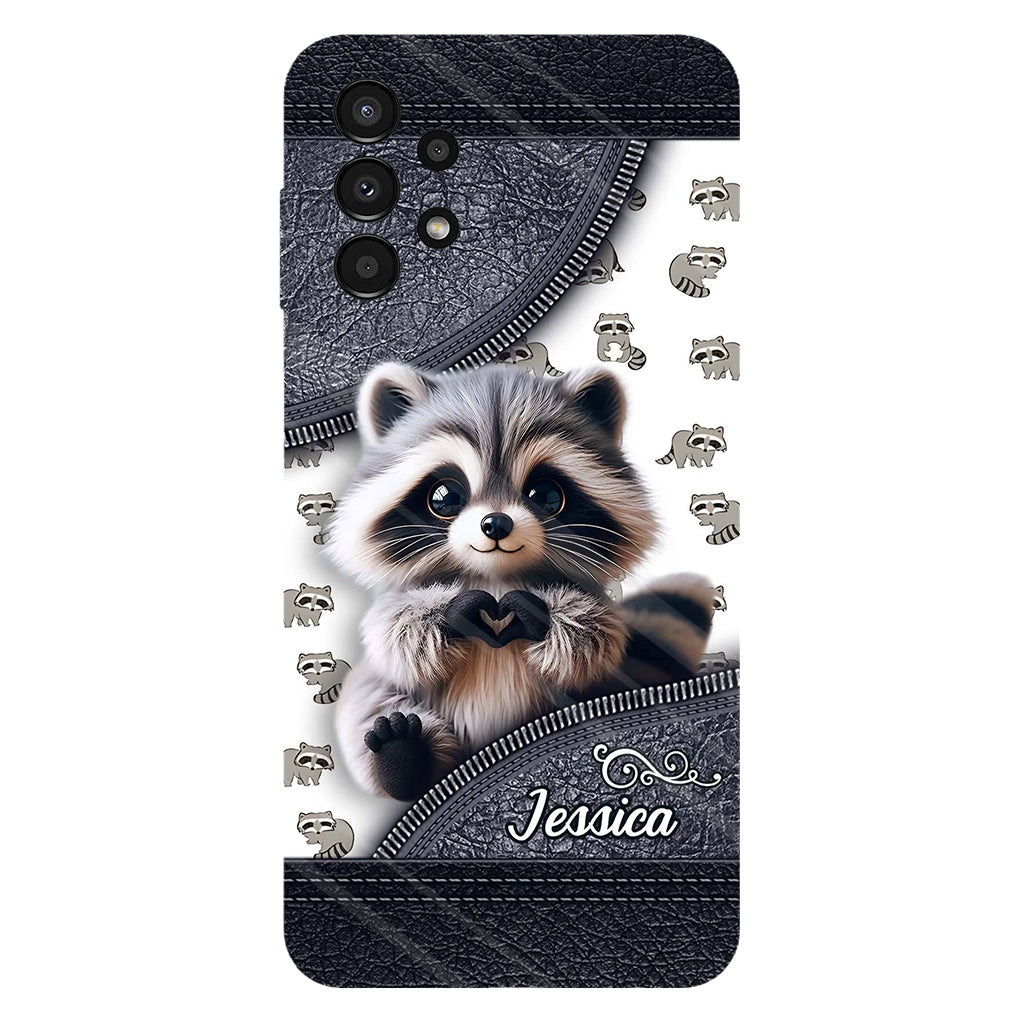 Adorable Raccoon - Personalized Raccoon Full Print Phone Case