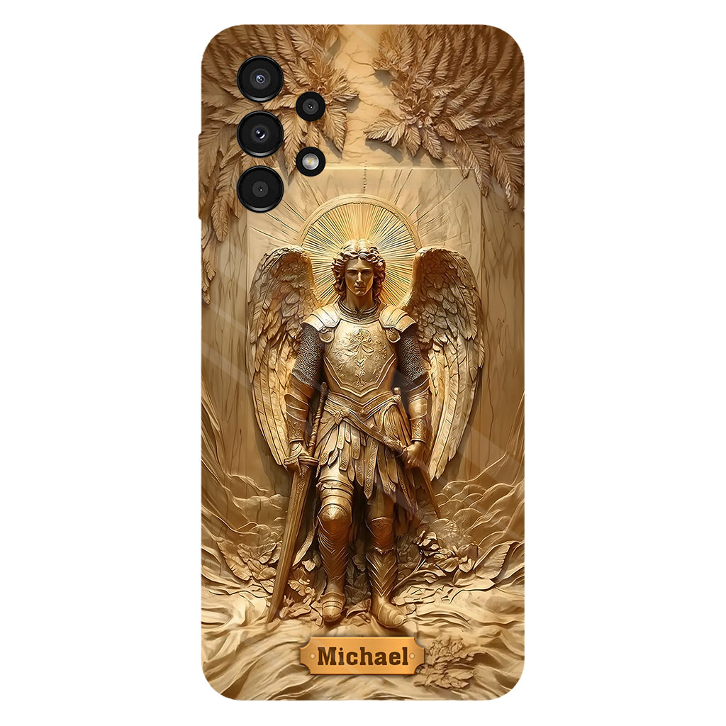 Archangel Michael - Personalized Christian Full Print Phone Case