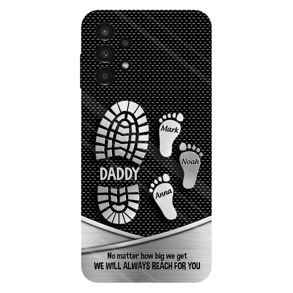 Your Footsteps Led Our Way - Personalized Father Full Print Phone Case
