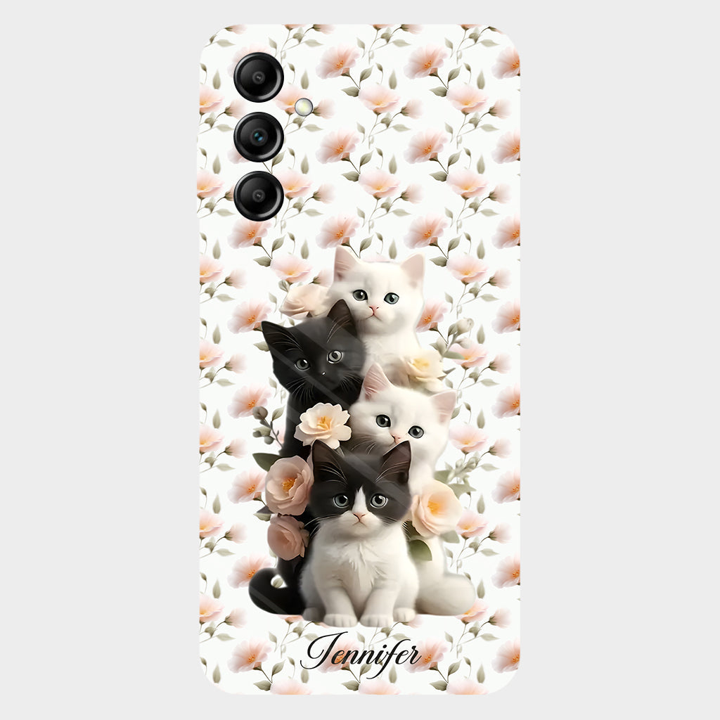 Cute Kittens - Personalized Cat Full Print Phone Case