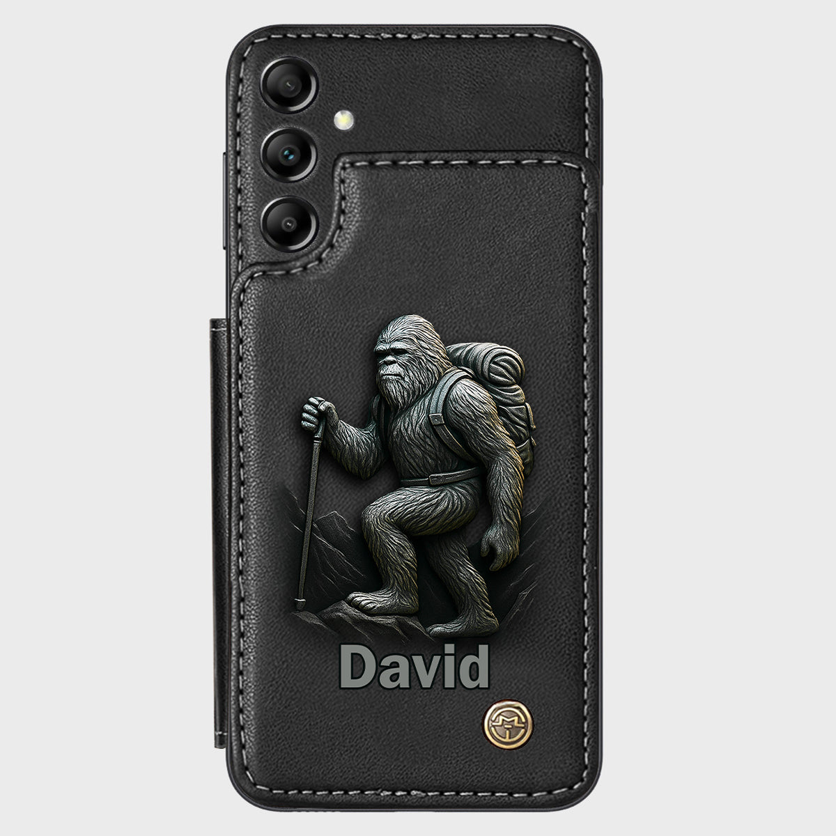 Sasquatch - Personalized Hiking Wallet Phone Case
