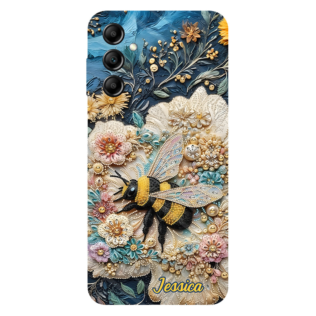 Bee Kind - Personalized Bee Full Print Phone Case