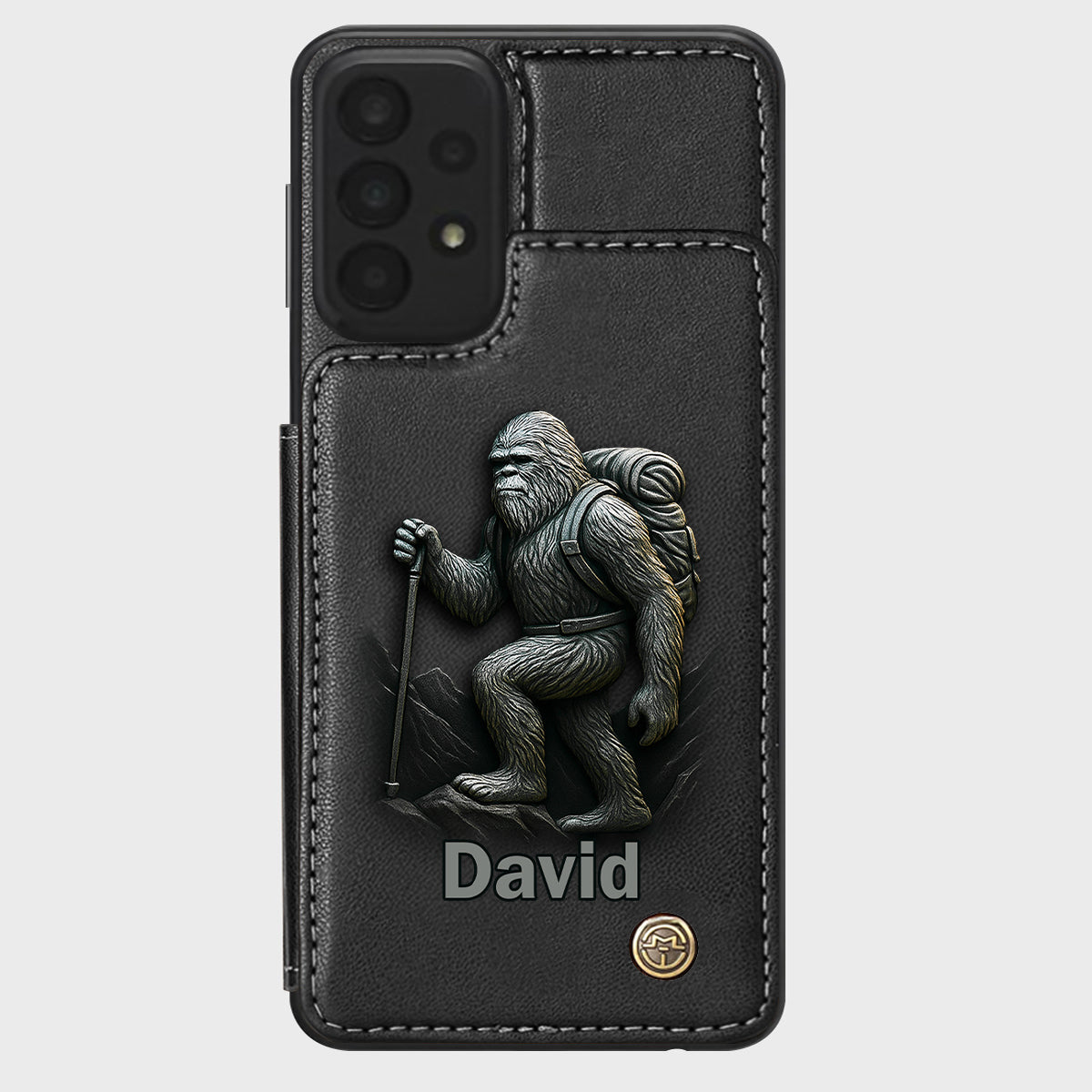 Sasquatch - Personalized Hiking Wallet Phone Case