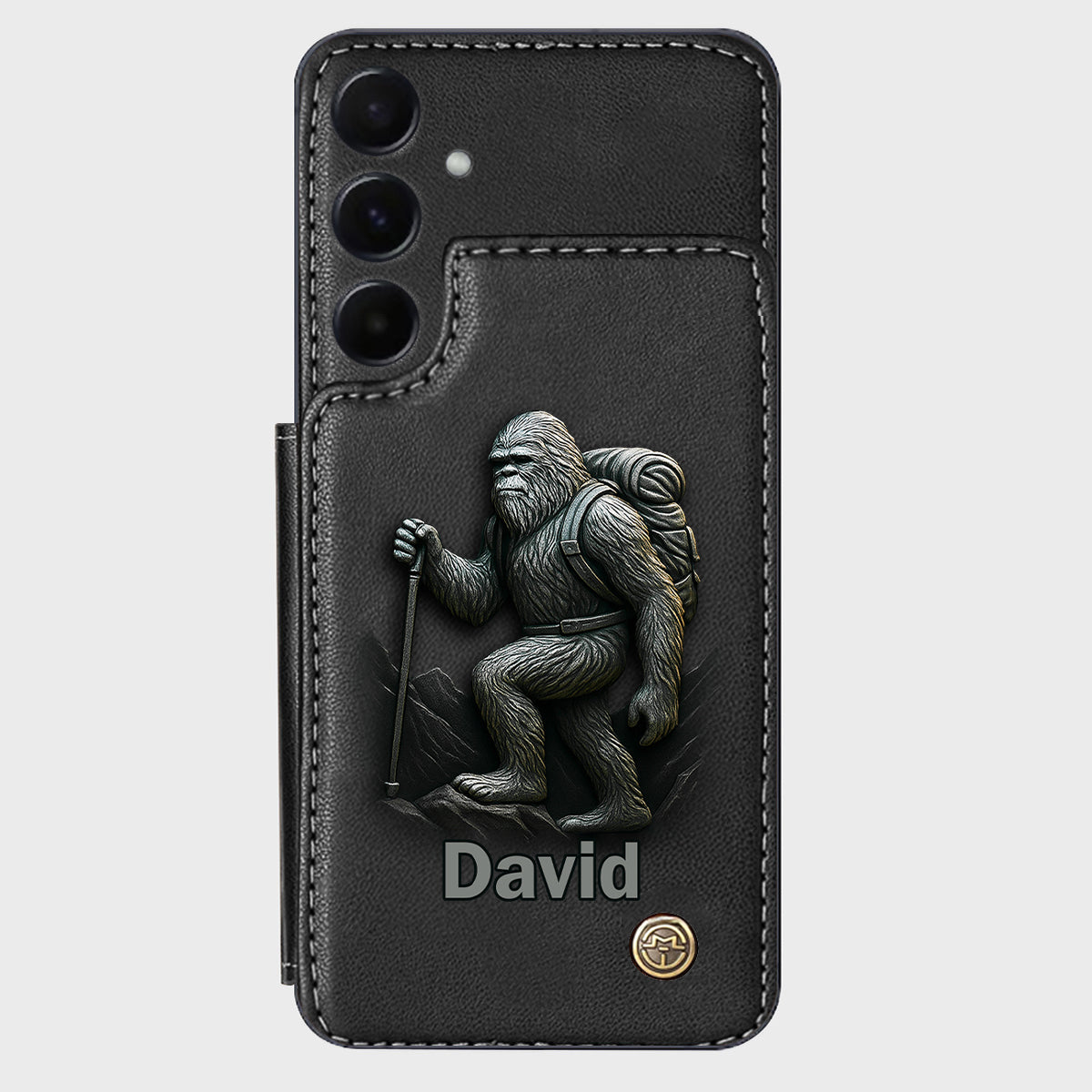 Sasquatch - Personalized Hiking Wallet Phone Case
