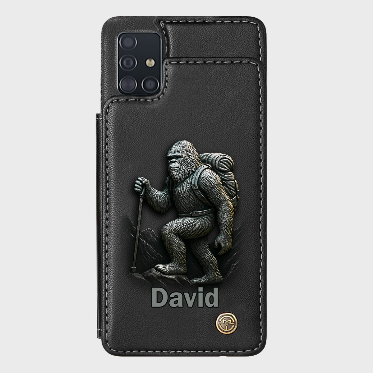 Sasquatch - Personalized Hiking Wallet Phone Case
