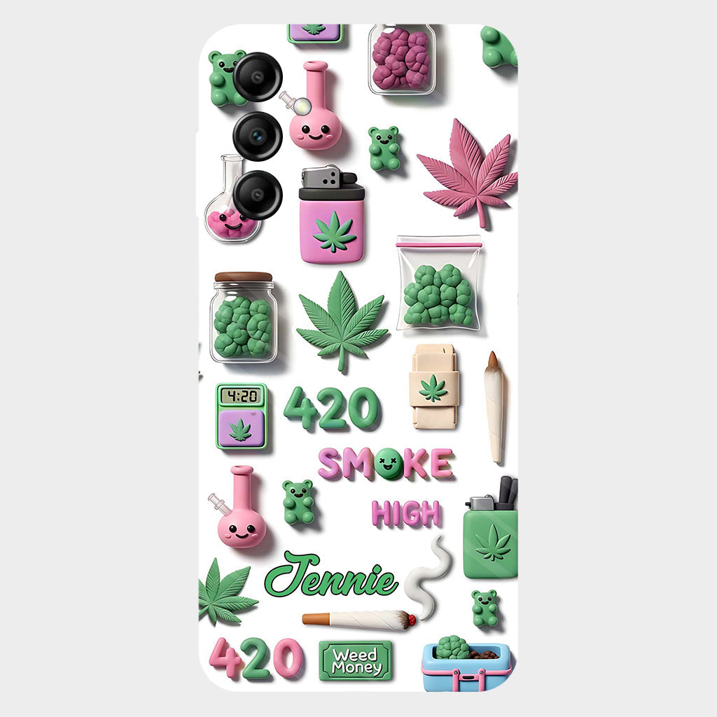 Stoner Chic - Personalized Weed Full Print Phone Case