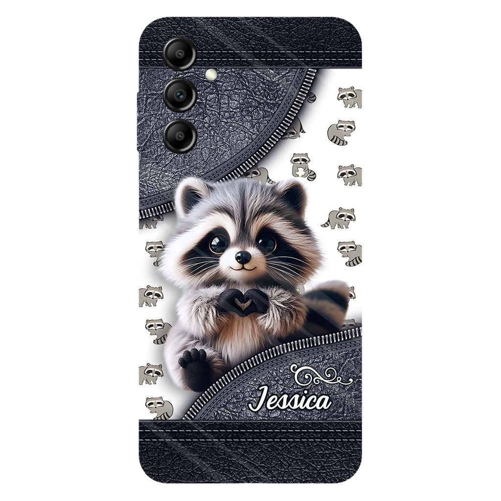 Adorable Raccoon - Personalized Raccoon Full Print Phone Case