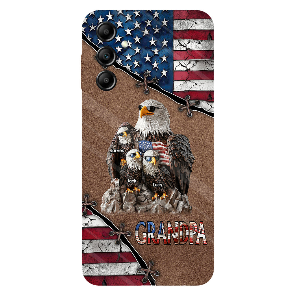 Strong Papa - Personalized Father Full Print Phone Case