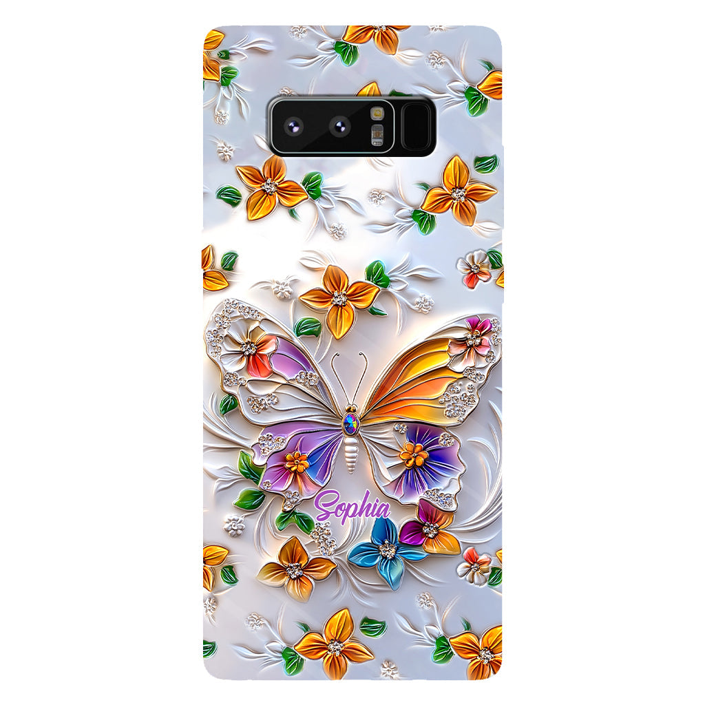 Stunning Butterfly Bee Dragonfly - Personalized Butterfly Full Print Phone Case