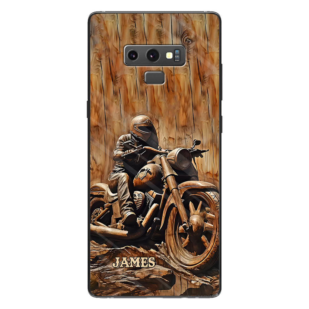 Never Underestimate An Old Man With A Motorcycle - Personalized Biker Phone Case