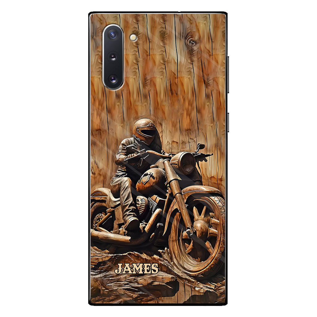 Never Underestimate An Old Man With A Motorcycle - Personalized Biker Phone Case